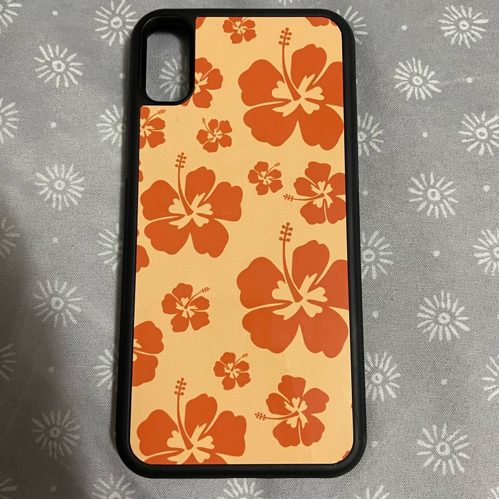 Iphone xs/x Hibiscus case